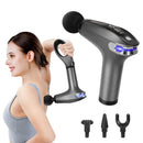 4 Massage Silicone Head Powerful Fascial Gun Portable Vibration Deep Tissue Percussion Muscle Back Massage Gun For Women eprolo