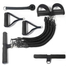 11Pcs Multifunction Sit-up Resistance Band 4-Tube Latex Elastic Yoga Pull Rope Expander Fitness Equipment eprolo