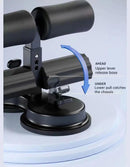 Portable Self-Suction Sit-up Bar Abdominal Core Trainer Movement Auxiliary Device Adjustable Sit Up Assistant eprolo