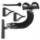 11Pcs Multifunction Sit-up Resistance Band 4-Tube Latex Elastic Yoga Pull Rope Expander Fitness Equipment eprolo