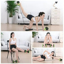 Cross-border Multi-functional Abdominal Trainer Ab Wheel Twist Plate Ab Roller Premium Rotating with Pull Rope Ab Roller eprolo