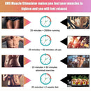 Electric Abdominal Muscle Stimulator EMS Trainer Belt Rechargeable Body Massage Muscle Training Stimulator Gear Fitness Massager eprolo