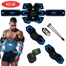 Electric Abdominal Muscle Stimulator EMS Trainer Belt Rechargeable Body Massage Muscle Training Stimulator Gear Fitness Massager eprolo